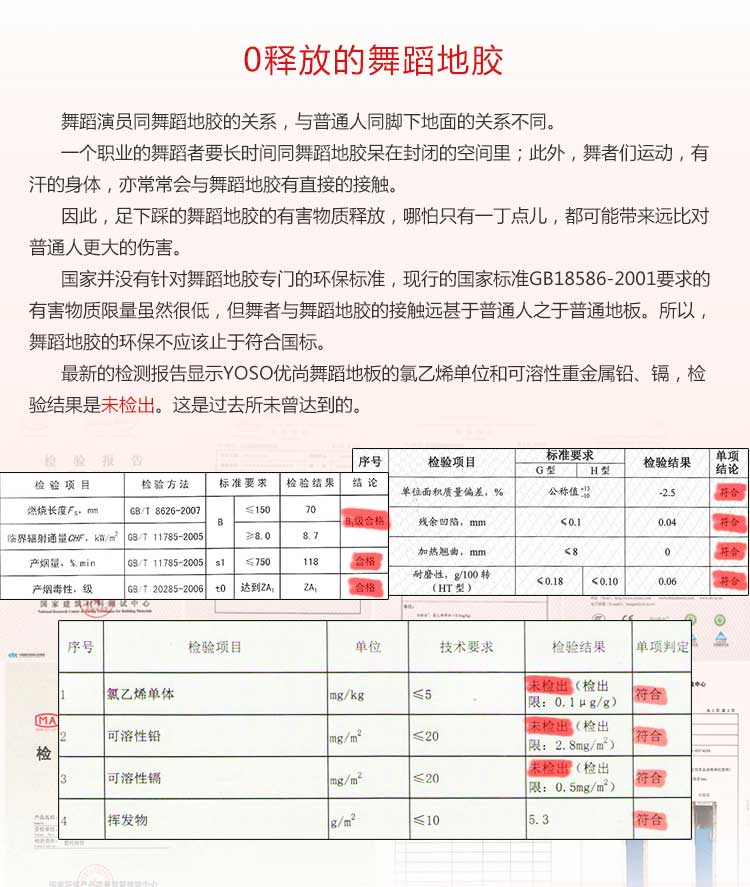 舞蹈地胶特点详解